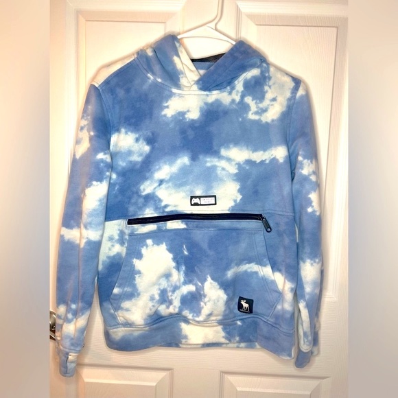 Abercrombie Kids Cloud TieDye Sweatshirt with Controller Pocket 13/14 - Picture 1 of 8